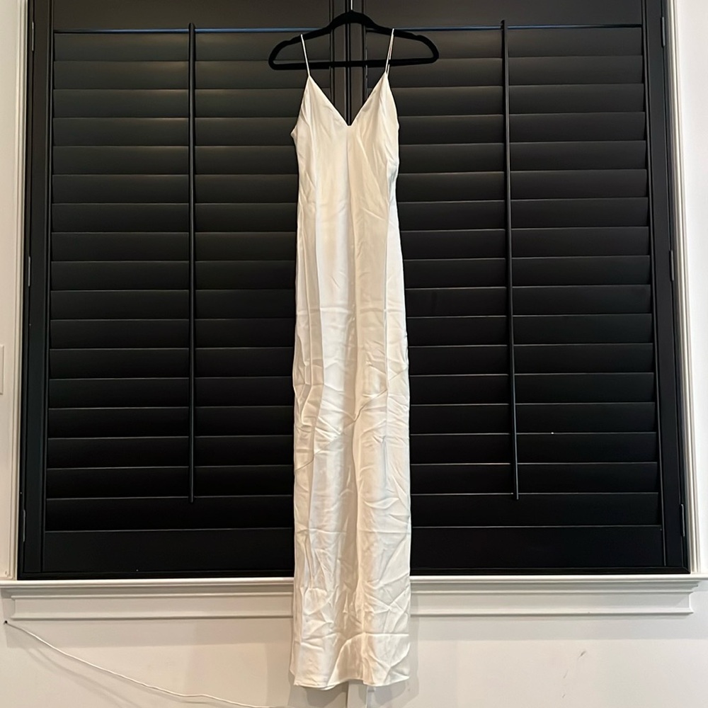 SUPER SALE! Gorgeous! “Cami NYC” White Silk Slip Dress! Size Small. Worn Once!!